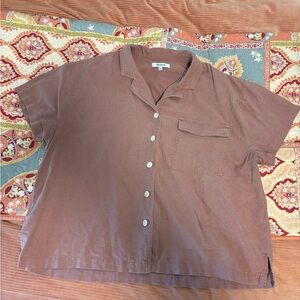 Madewell Dusty Rose Button Up
